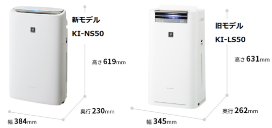 シャープ加湿空気清浄機ki Ns50とki Ls50の違いを比較 口コミ 評判も調査 にちじょうのひととき